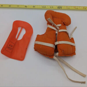 1970 GI JOE Sea Rescue Life Preserver Lot Cloth and Air